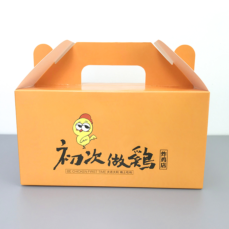 初次做鸡手提炸鸡盒